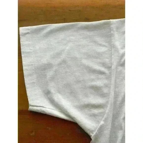 Vintage 1989 White Las Vegas Beach Life Palm Trees Graphic Single Stitch USA XL - Picture 7 of 11